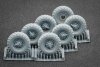 ScaleX WM 72001S ZIL 131 Sagged wheel set (for ICM) 1/72